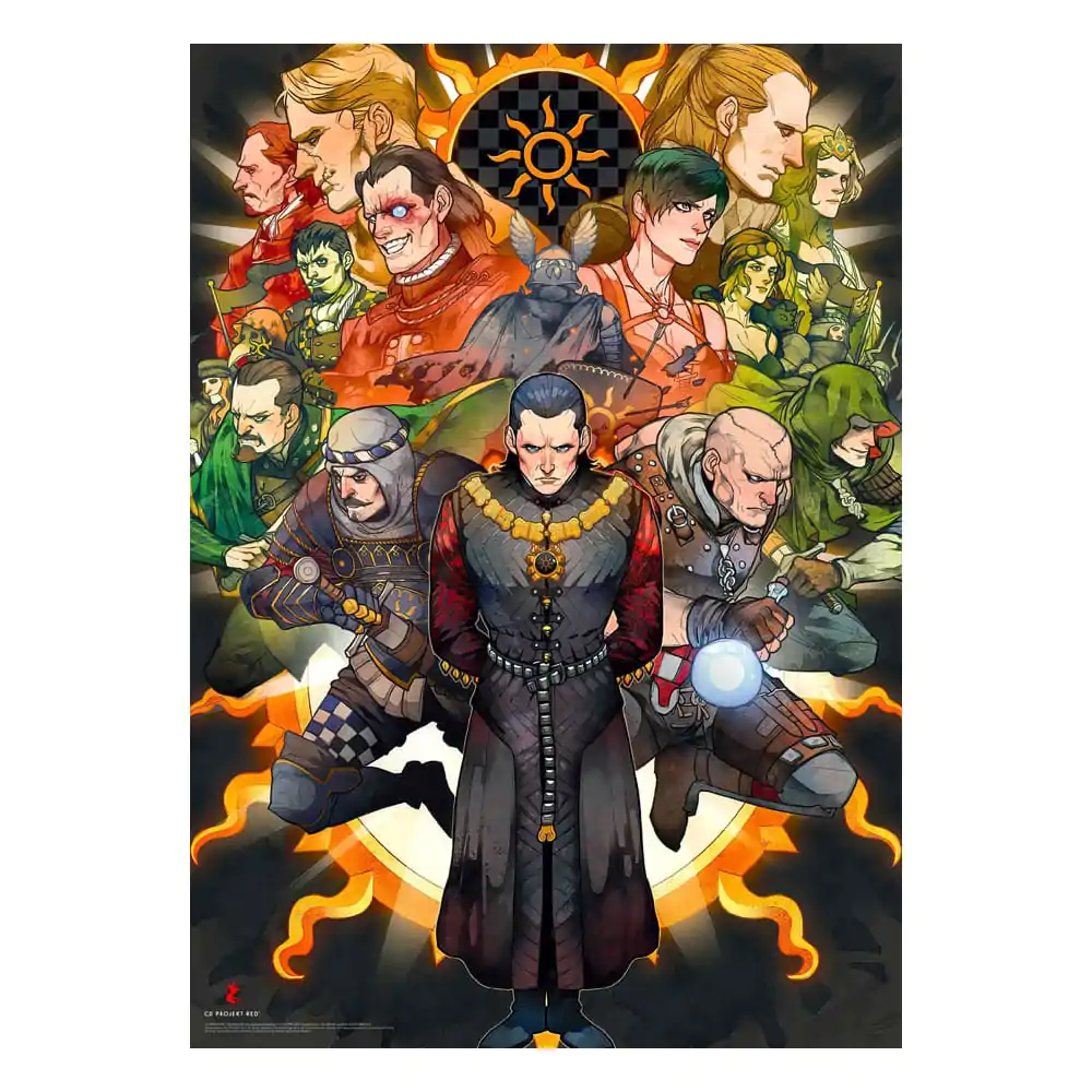 The Witcher Gaming Puzzle Nilfgaard (500 dílků) fotografii produktu