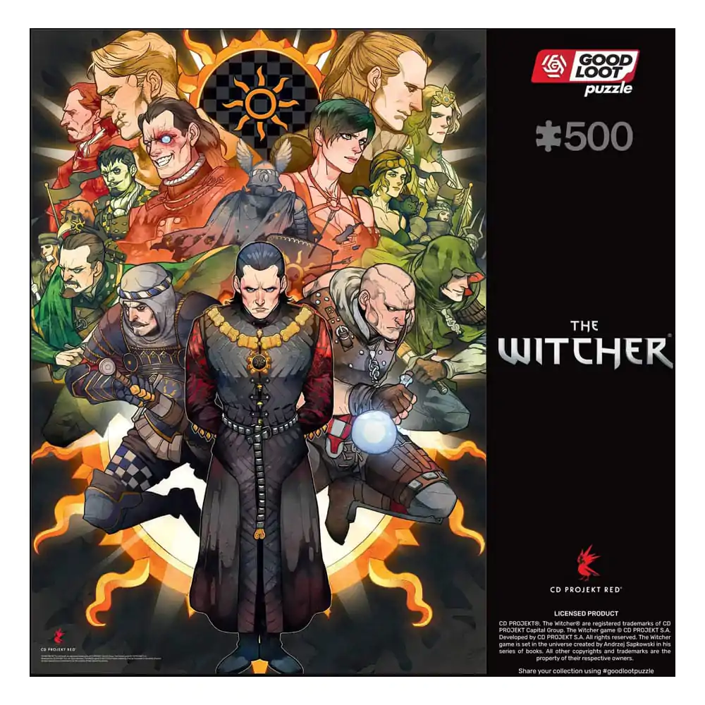 The Witcher Gaming Puzzle Nilfgaard (500 dílků) fotografii produktu