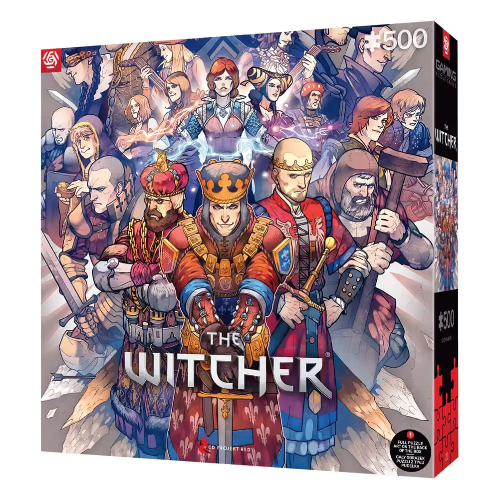 The Witcher Gaming Puzzle Northern Realms (500 dílků) fotografii produktu