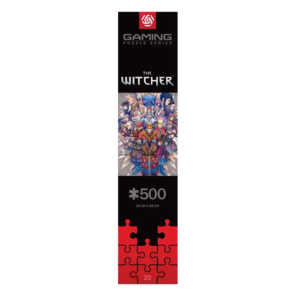 The Witcher Gaming Puzzle Northern Realms (500 dílků) fotografii produktu