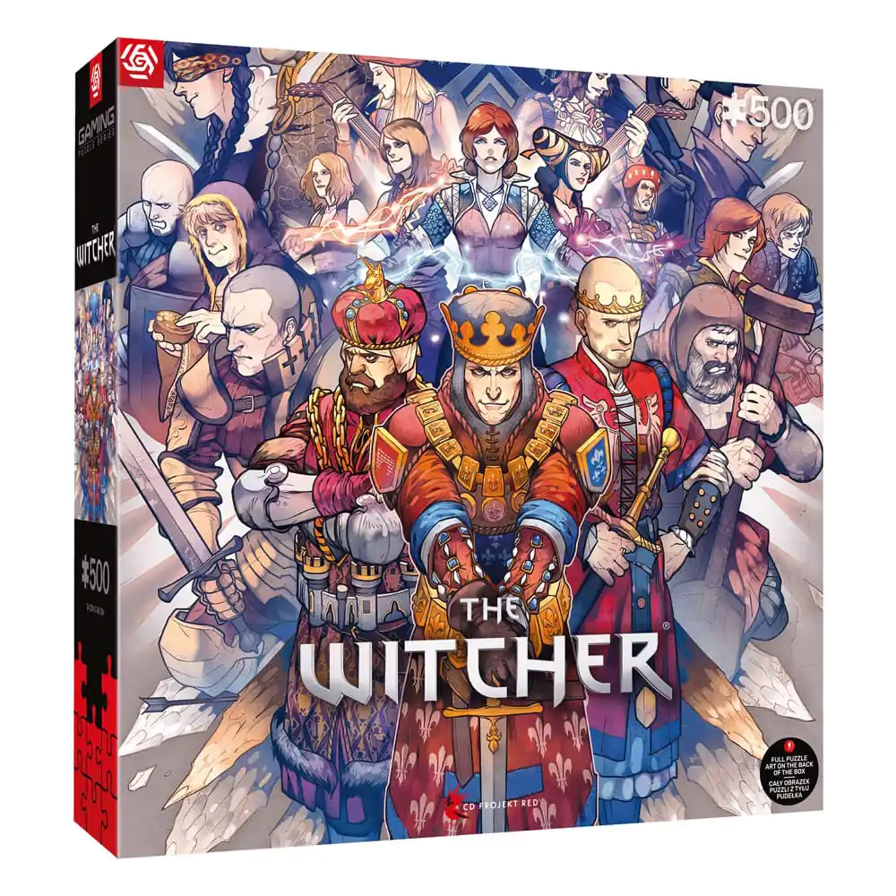 The Witcher Gaming Puzzle Northern Realms (500 dílků) fotografii produktu