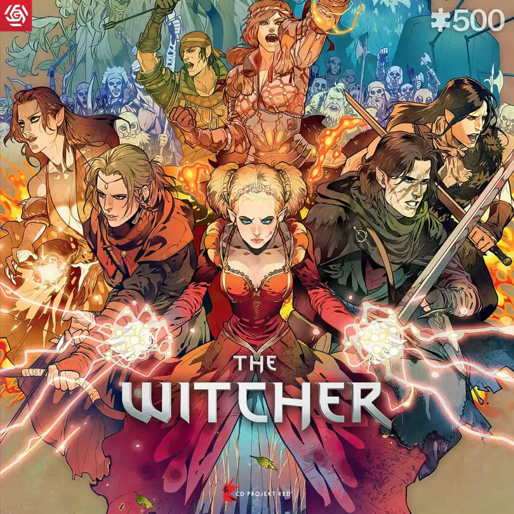 The Witcher herní puzzle Scoia'tael (500 dílků) fotografii produktu