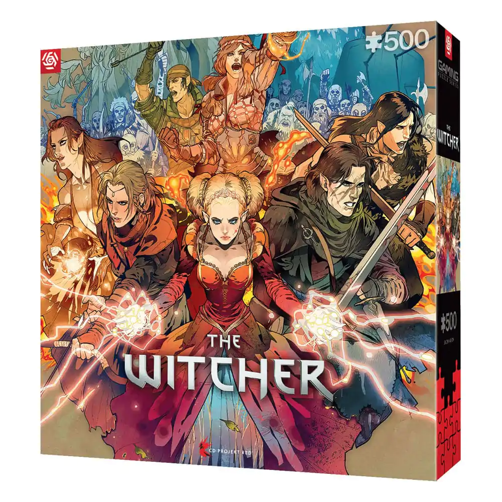 The Witcher herní puzzle Scoia'tael (500 dílků) fotografii produktu