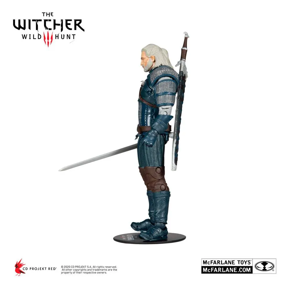 The Witcher Action Figure Geralt of Rivia (Viper Armor: Teal Dye) 18 cm akční figurka fotografii produktu