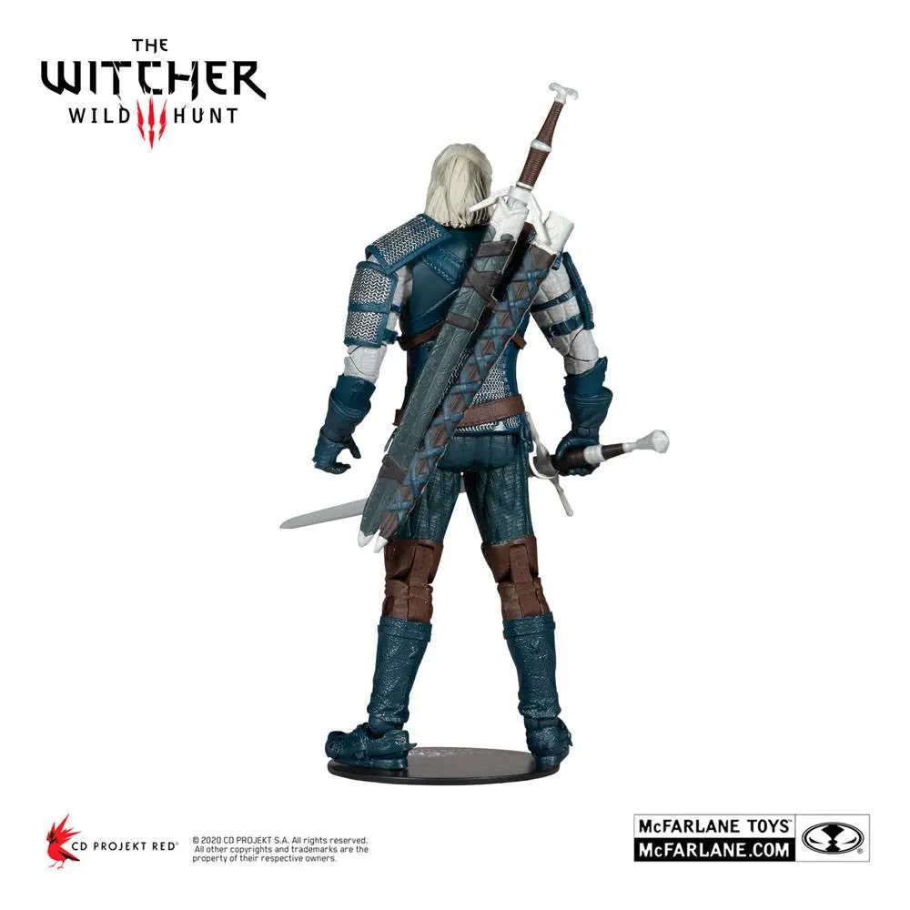 The Witcher Action Figure Geralt of Rivia (Viper Armor: Teal Dye) 18 cm akční figurka fotografii produktu
