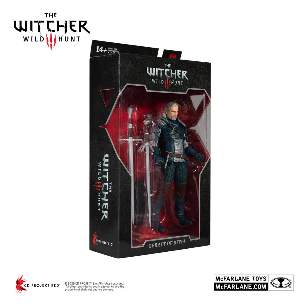 The Witcher Action Figure Geralt of Rivia (Viper Armor: Teal Dye) 18 cm akční figurka fotografii produktu