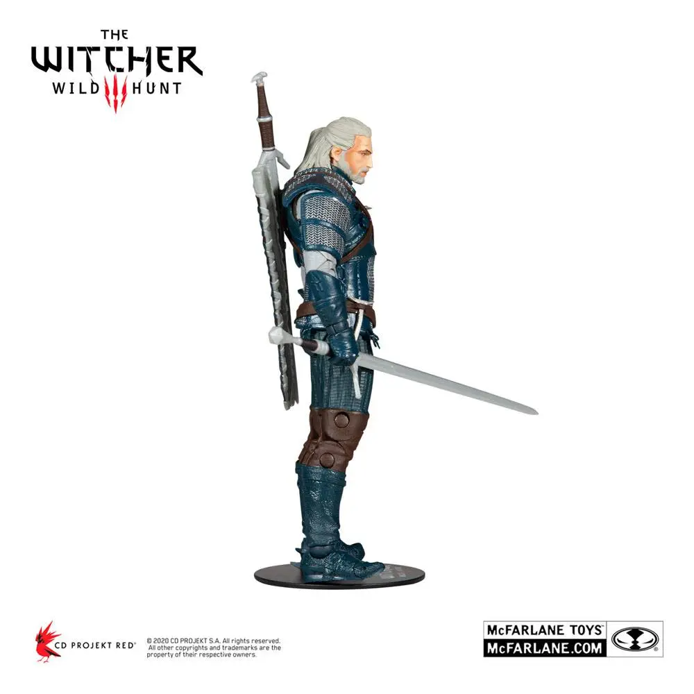 The Witcher Action Figure Geralt of Rivia (Viper Armor: Teal Dye) 18 cm akční figurka fotografii produktu