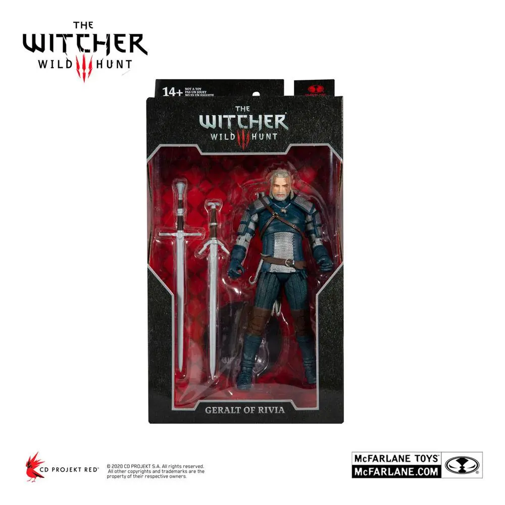 The Witcher Action Figure Geralt of Rivia (Viper Armor: Teal Dye) 18 cm akční figurka fotografii produktu