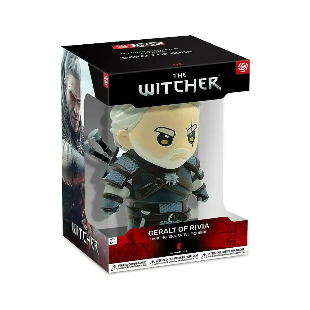 The Witcher Závěsná figurka Geralt of Rivia 10 cm fotografii produktu