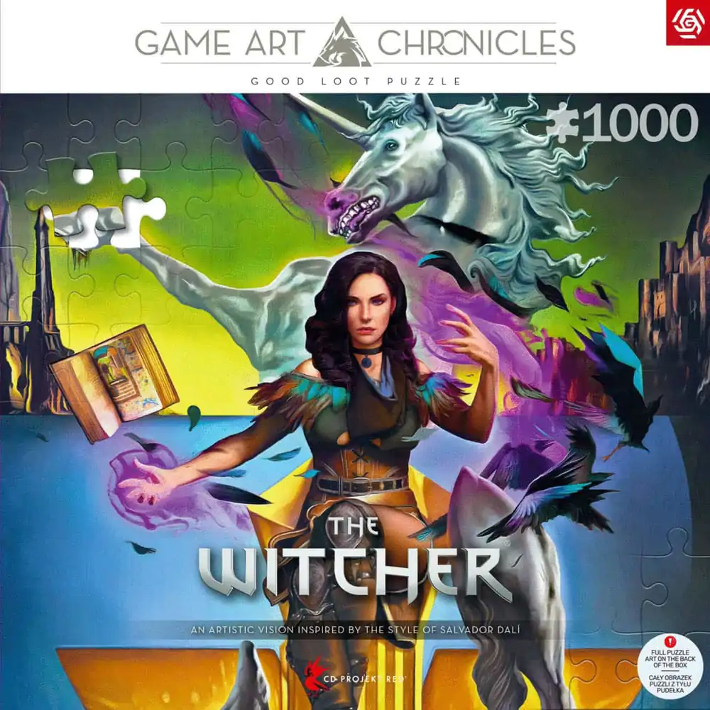 The Witcher III: Wild Hunt Game Art Chronicles Puzzle Yennefer inspirované Salvadorem Dalím (1000 dílků) fotografii produktu