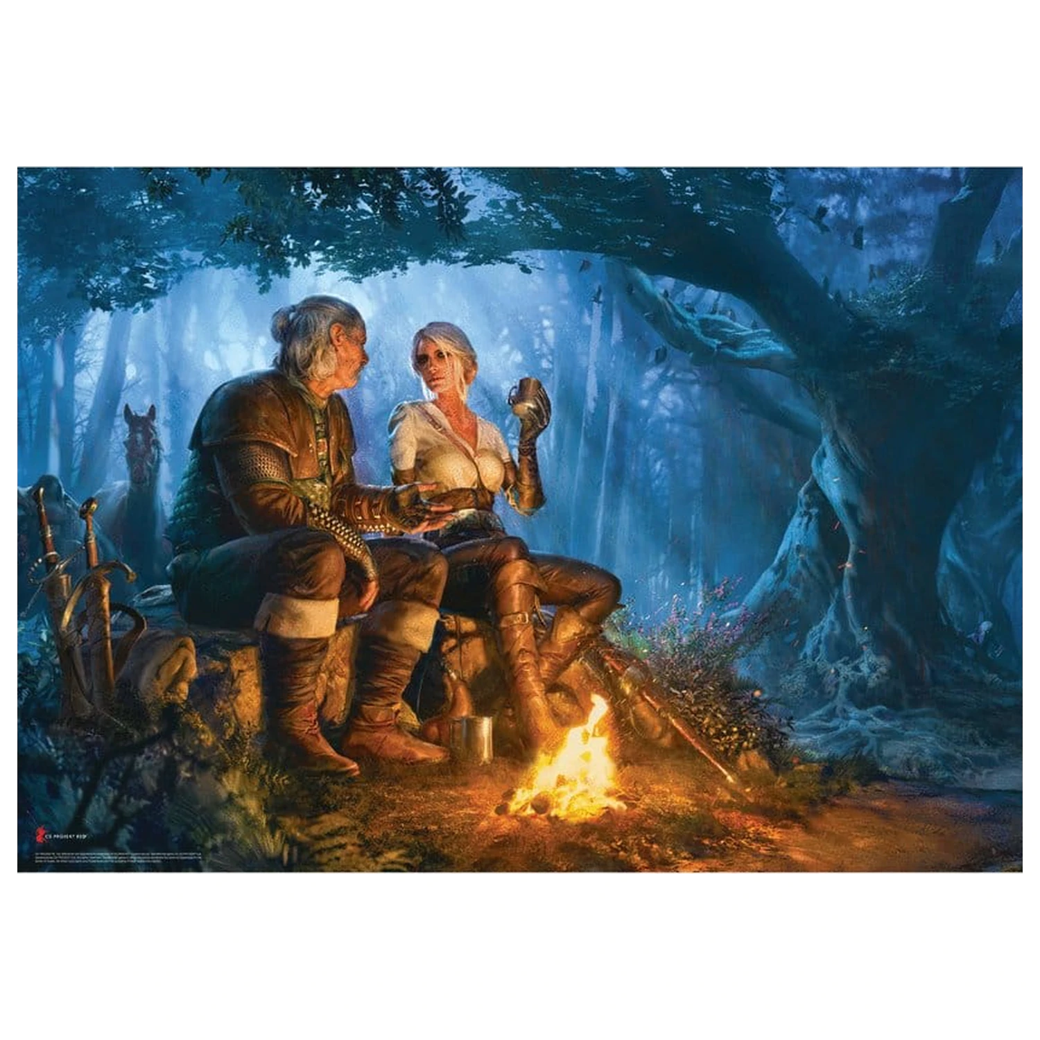 The Witcher Puzzle Journey of Ciri (1000 dílků) fotografii produktu