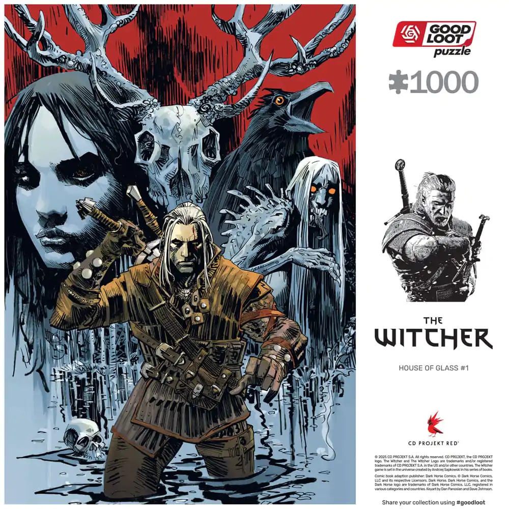 The Witcher Puzzle House of Glass (1000 kusů) fotografii produktu