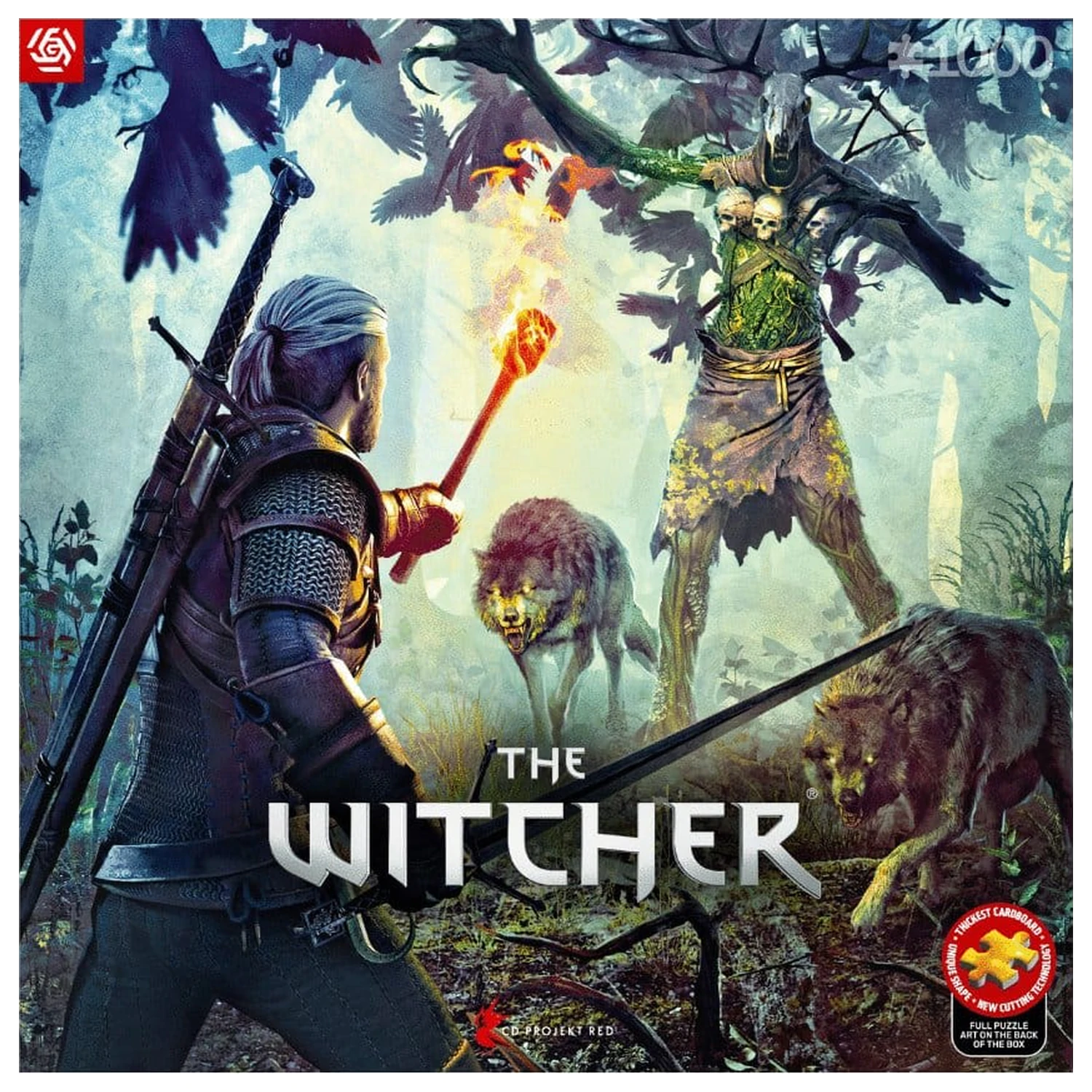 The Witcher Puzzle Leshen (1000 ks) fotografii produktu