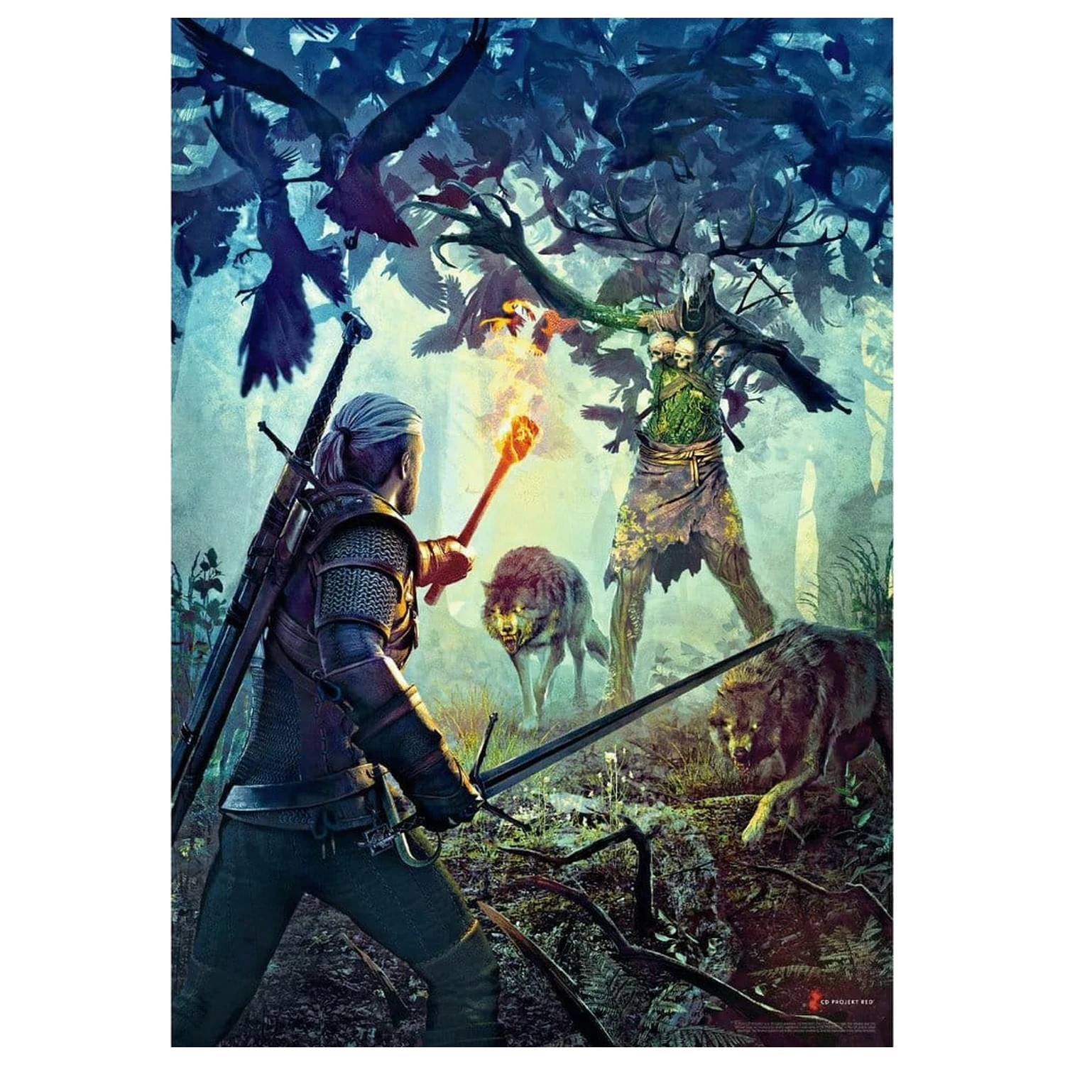 The Witcher Puzzle Leshen (1000 ks) fotografii produktu