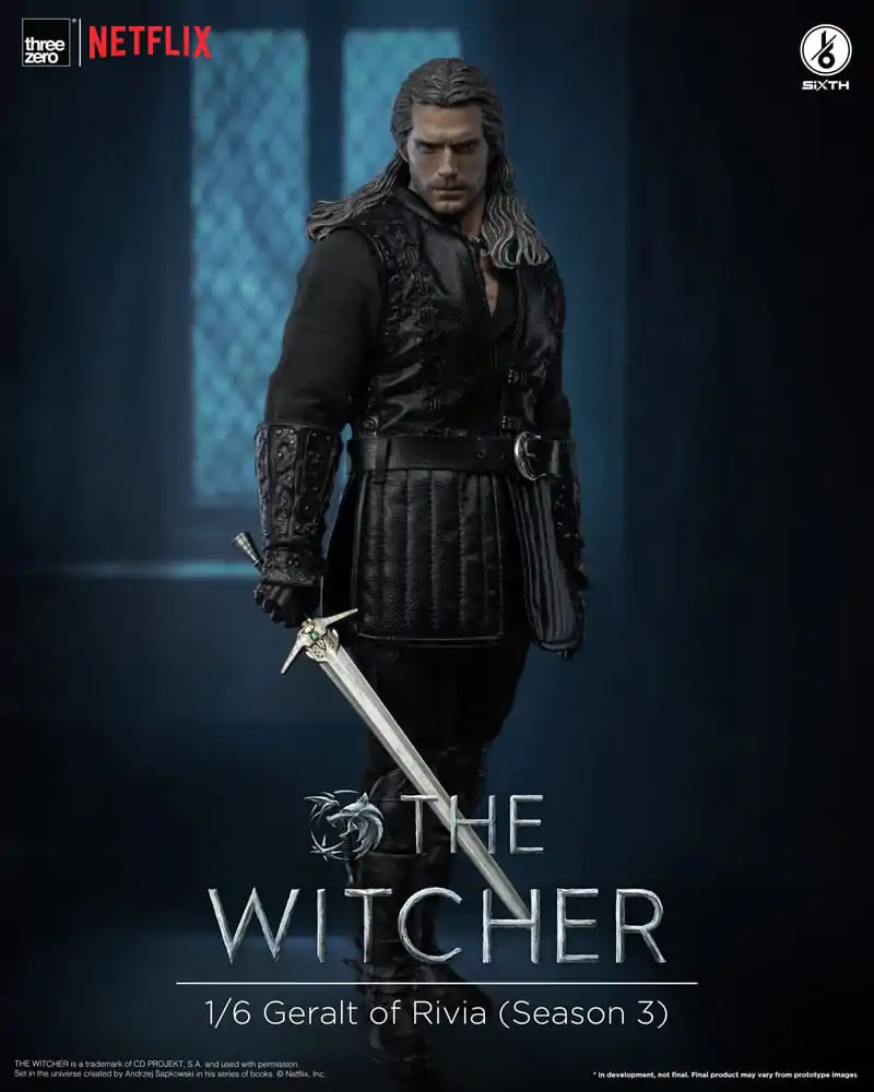 Akční figurka Zaklínač Sezóna 3 1/6 Geralt z Rivie 31 cm fotografii produktu