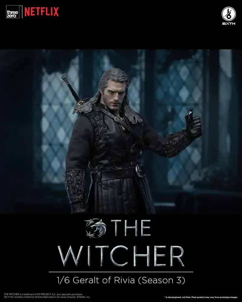 Akční figurka Zaklínač Sezóna 3 1/6 Geralt z Rivie 31 cm fotografii produktu