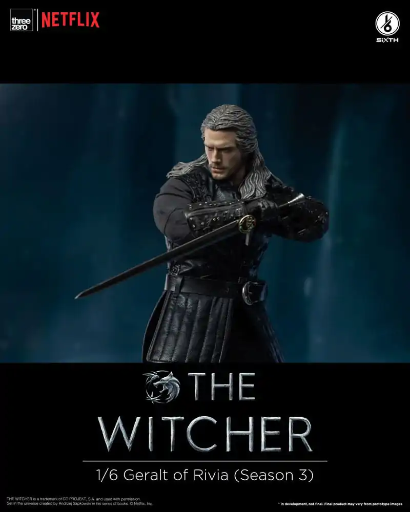 Akční figurka Zaklínač Sezóna 3 1/6 Geralt z Rivie 31 cm fotografii produktu