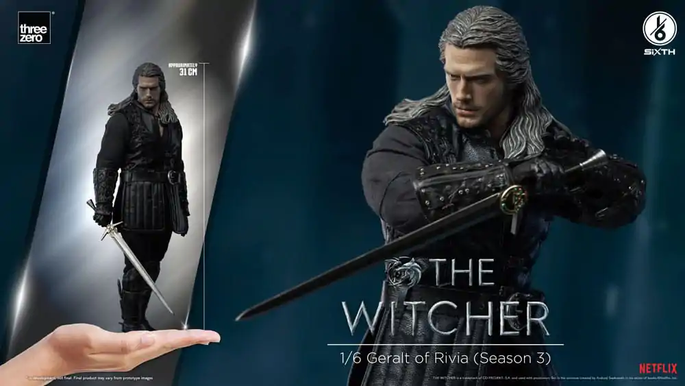 Akční figurka Zaklínač Sezóna 3 1/6 Geralt z Rivie 31 cm fotografii produktu