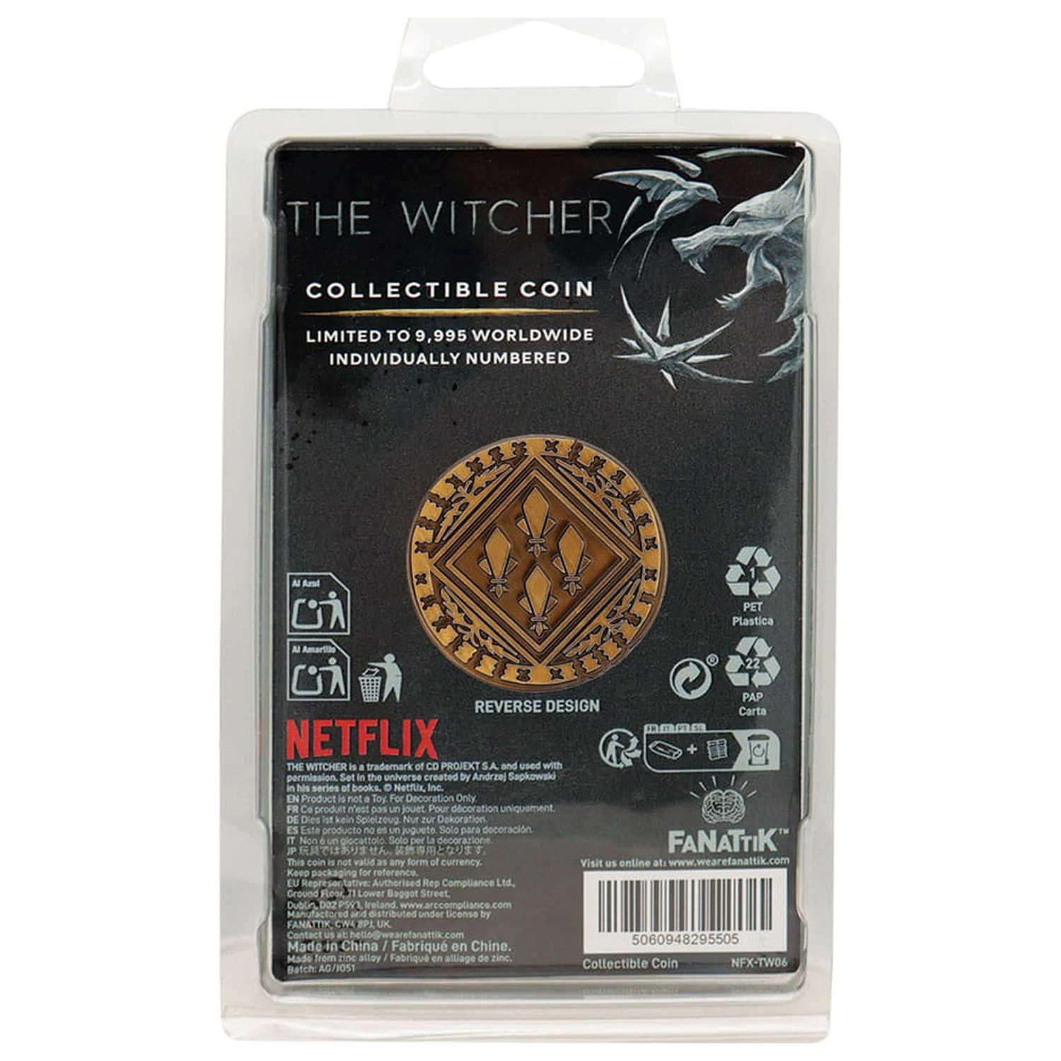 The Witcher Sběratelská Coin Toss a Coin to Your Witcher limitovaná edice  fotografii produktu