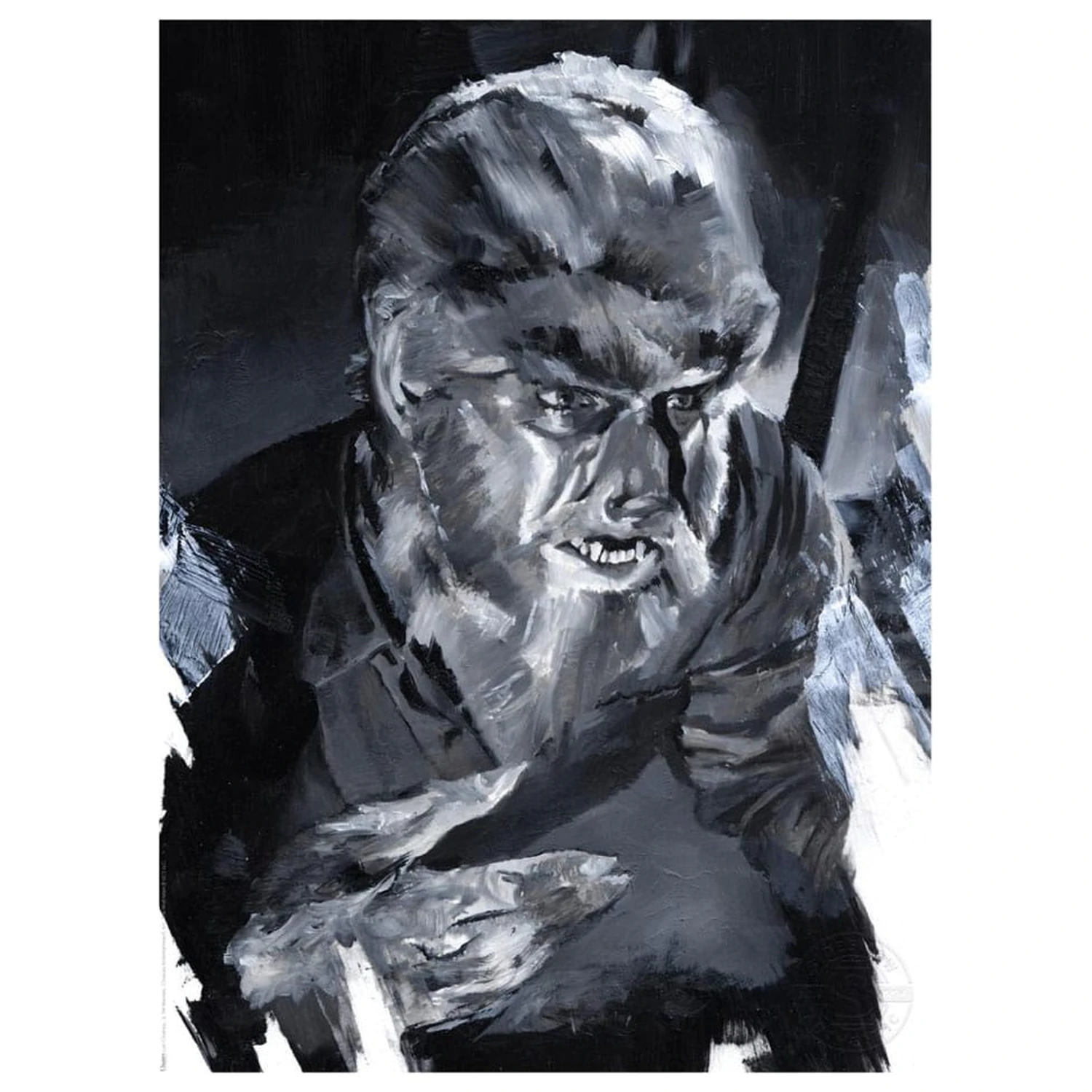 The Wolf Man Umělecký tisk The Wolf Man od Chris Valentine 41 x 31 cm - nezarámovaný fotografii produktu