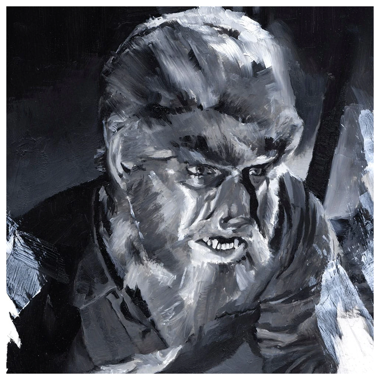 The Wolf Man Umělecký tisk The Wolf Man od Chris Valentine 41 x 31 cm - nezarámovaný fotografii produktu