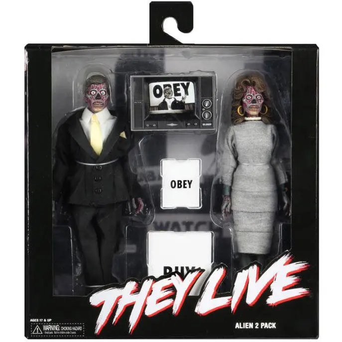 They Live Retro Akční figurky 2-Pack Aliens 20 cm fotografii produktu