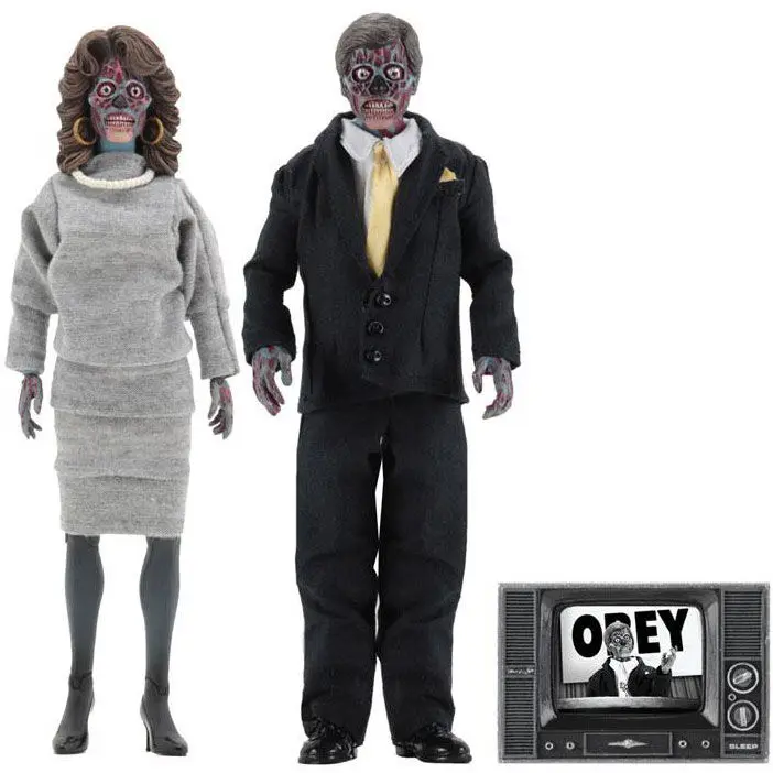 They Live Retro Akční figurky 2-Pack Aliens 20 cm fotografii produktu