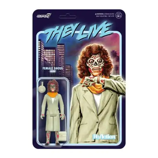 They Live ReAction Akční figurka Vlna 02 Female Ghoul (Glow) 10 cm fotografii produktu