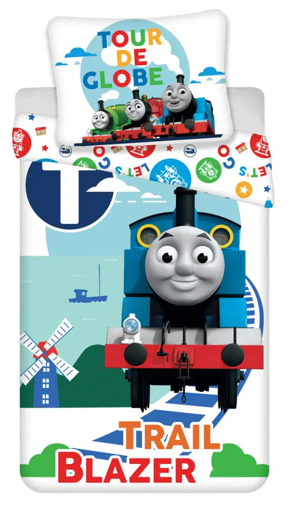 Thomas & Friends povlečení na jednolůžko 140x200cm, 70x90cm fotografii produktu