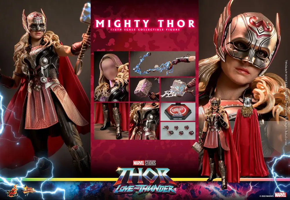 Thor: Love and Thunder Masterpiece akční figurka 1/6 Mighty Thor 29 cm fotografii produktu