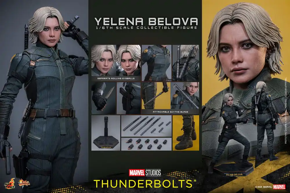 Thunderbolts Movie Masterpiece akční figurka 1/6 Yelena Belova 28 cm fotografii produktu