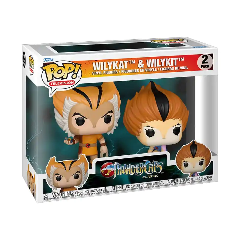 Thundercats Funko POP! Vinylové Figurky 2-Pack Wilykat & Wilykit 9 cm fotografii produktu