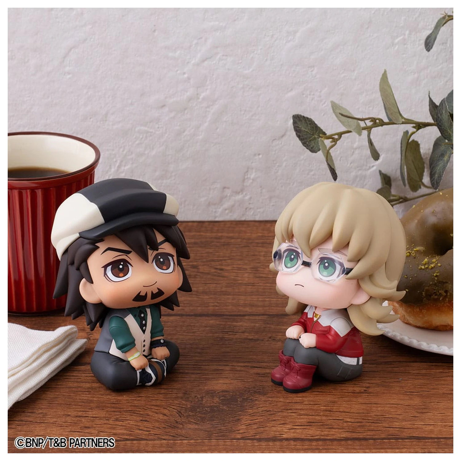 Tiger & Bunny Look Up PVC Sošky Kaburagi T Kotetsu & Barnaby Brooks Jr. Sada (s dárkem) 11 cm fotografii produktu
