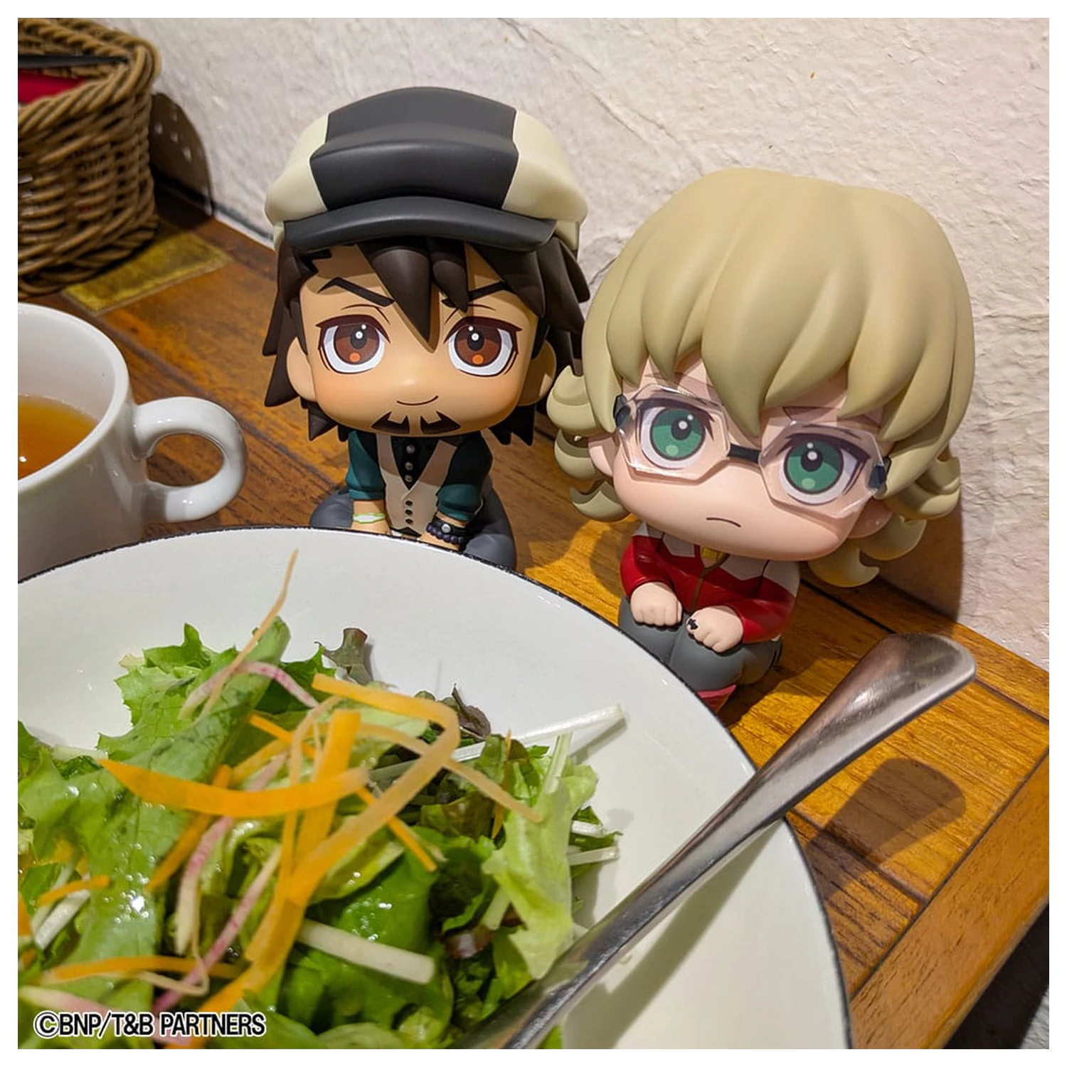 Tiger & Bunny Look Up PVC Sošky Kaburagi T Kotetsu & Barnaby Brooks Jr. Sada (s dárkem) 11 cm fotografii produktu