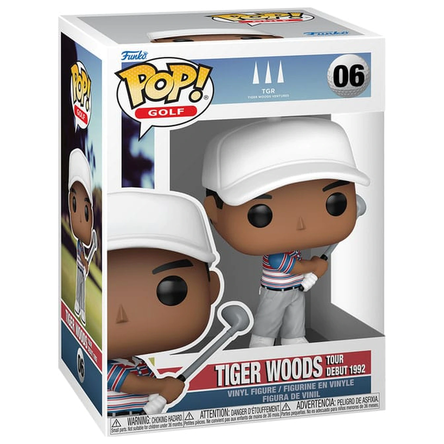 Tiger Woods Funko POP! Golf Vinyl Figure Tour Debut 1992 9 cm fotografii produktu