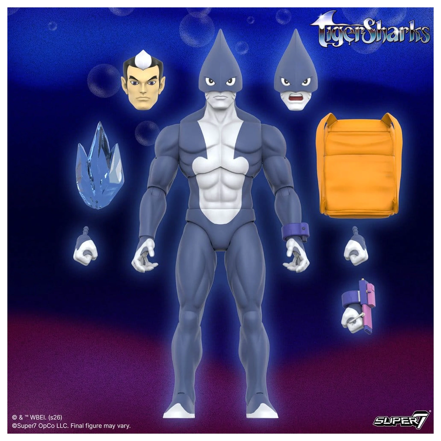 TigerSharks Ultimates Wave 01 Akční figurka Mako (Hybrid) 18 cm fotografii produktu
