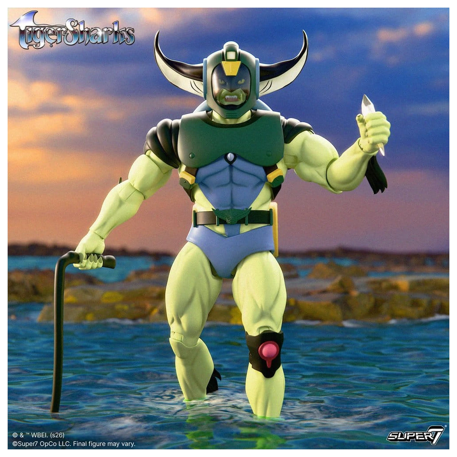 TigerSharks Ultimates Wave 01 akční figurka T-Ray 18 cm fotografii produktu