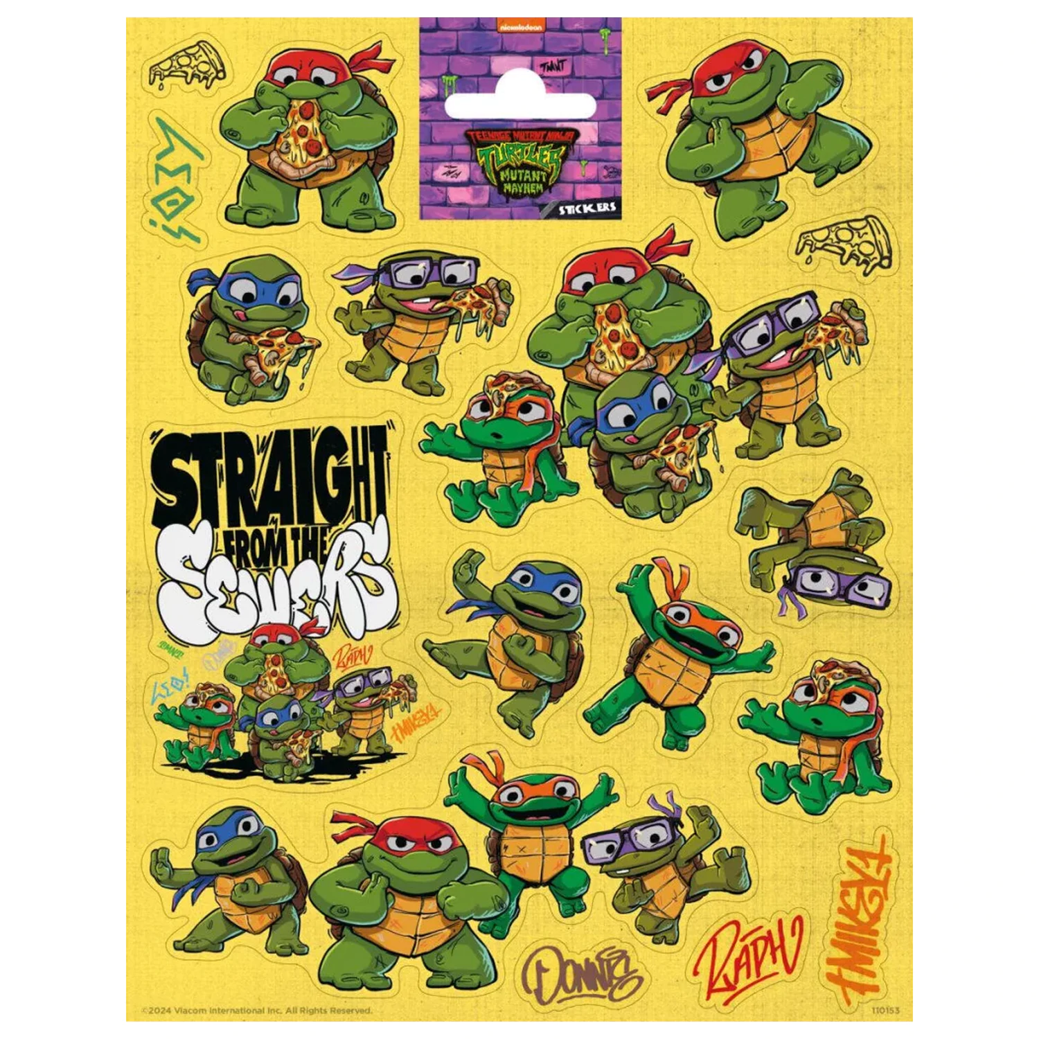 Teenage Mutant Ninja Turtles Dětská samolepka fotografii produktu