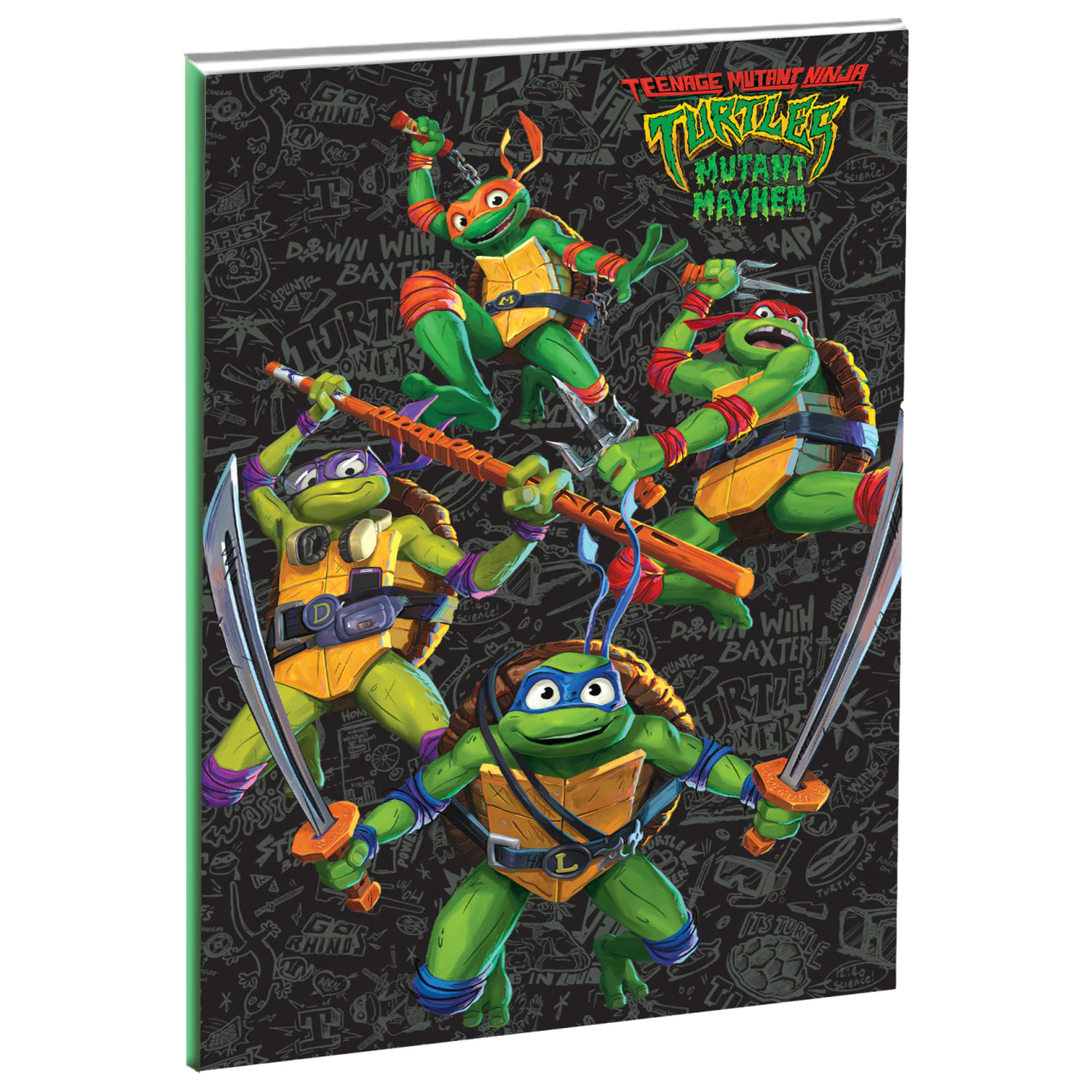 Teenage Mutant Ninja Turtles Power B/5 Linkovaný sešit 40 stran fotografii produktu