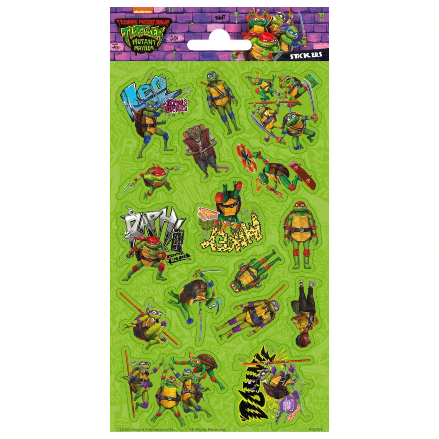 Teenage Mutant Ninja Turtles týmová samolepka fotografii produktu