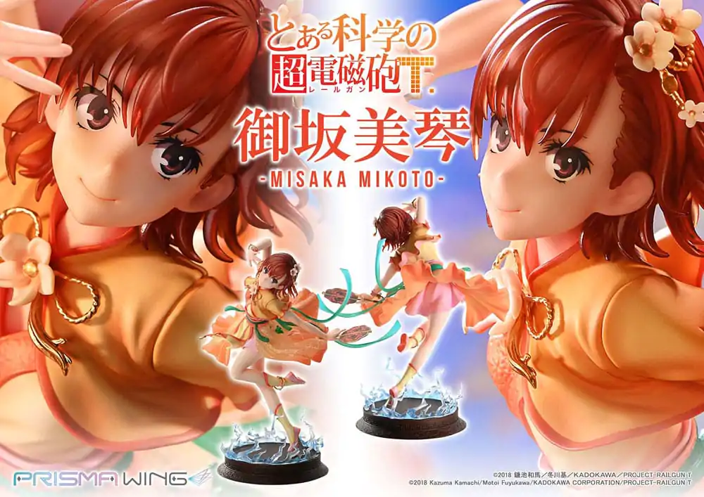 To Aru Kagaku no Railgun Prisma Wing PVC Socha 1/7 Misaka Mikoto 22 cm fotografii produktu