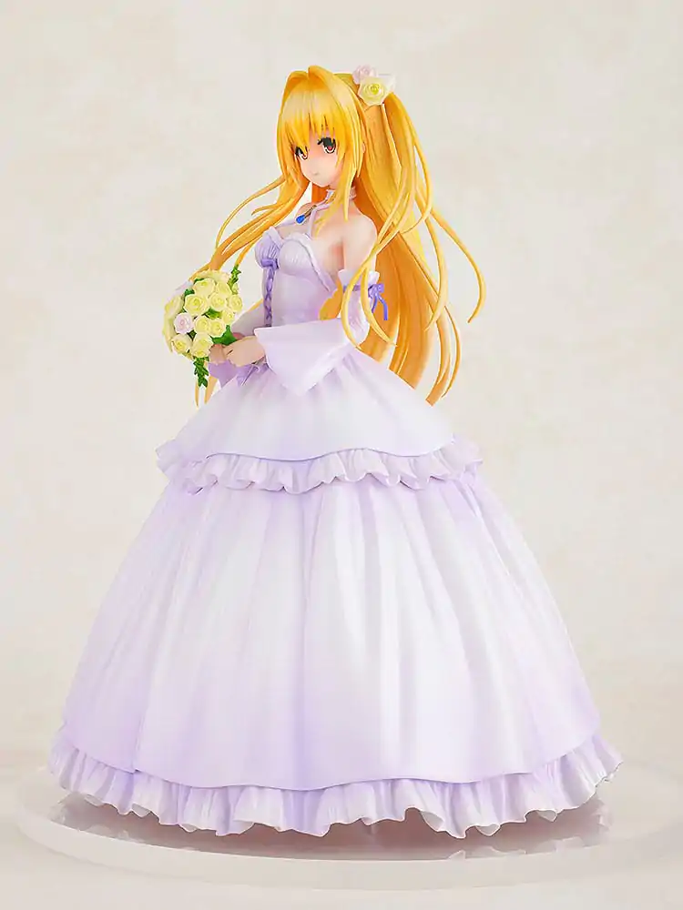 To Love-Ru Darkness PVC Soška 1/7 Golden Darkness Svatební šaty Verze 23 cm fotografii produktu