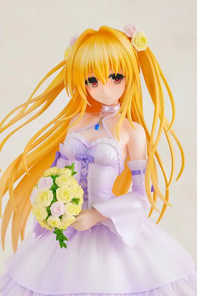 To Love-Ru Darkness PVC Soška 1/7 Golden Darkness Svatební šaty Verze 23 cm fotografii produktu