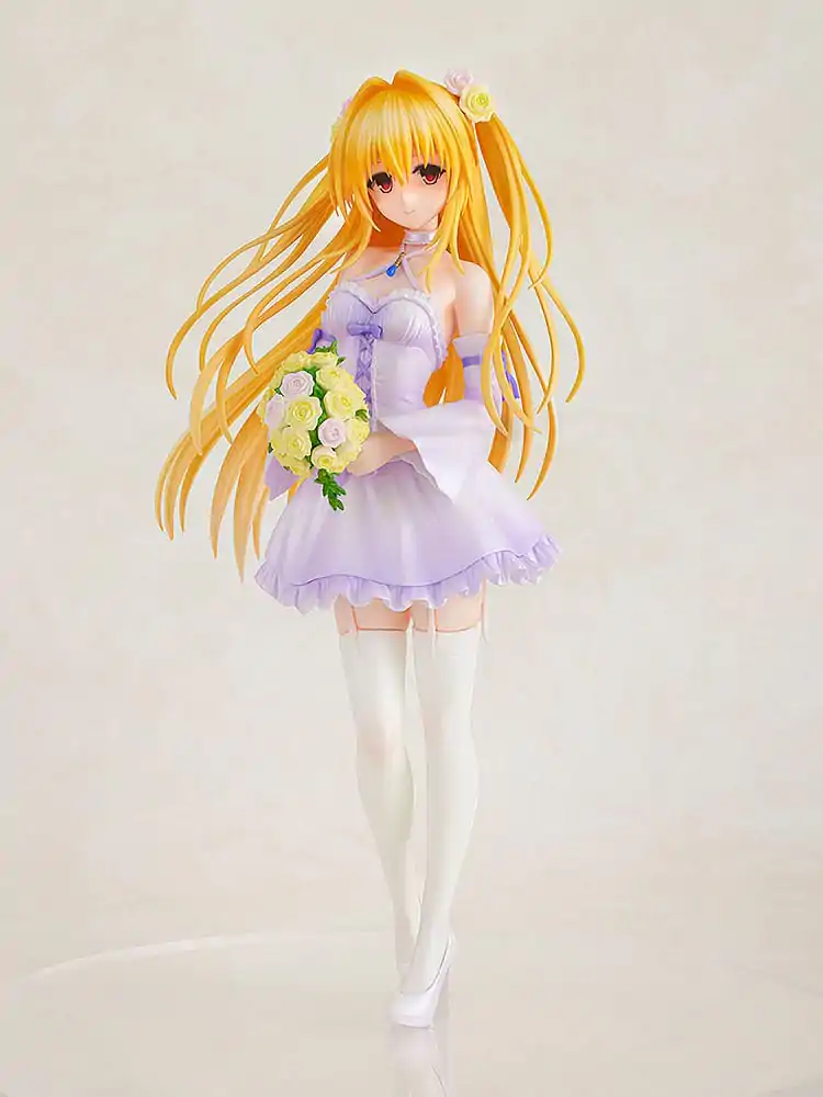 To Love-Ru Darkness PVC Soška 1/7 Golden Darkness Svatební šaty Verze 23 cm fotografii produktu