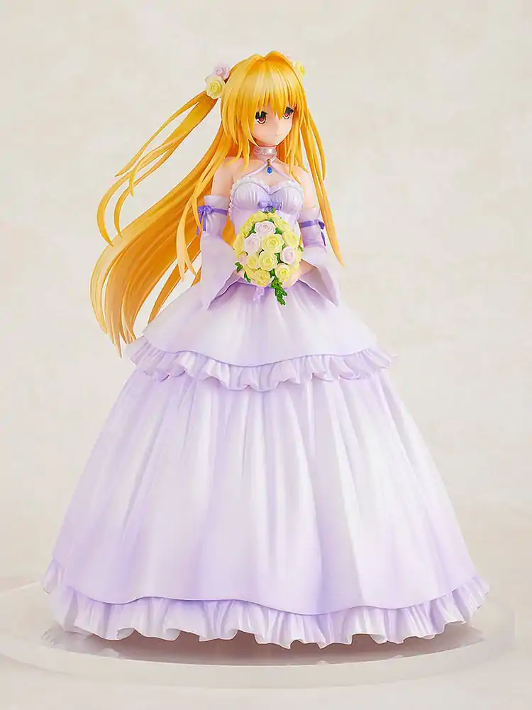 To Love-Ru Darkness PVC Soška 1/7 Golden Darkness Svatební šaty Verze 23 cm fotografii produktu