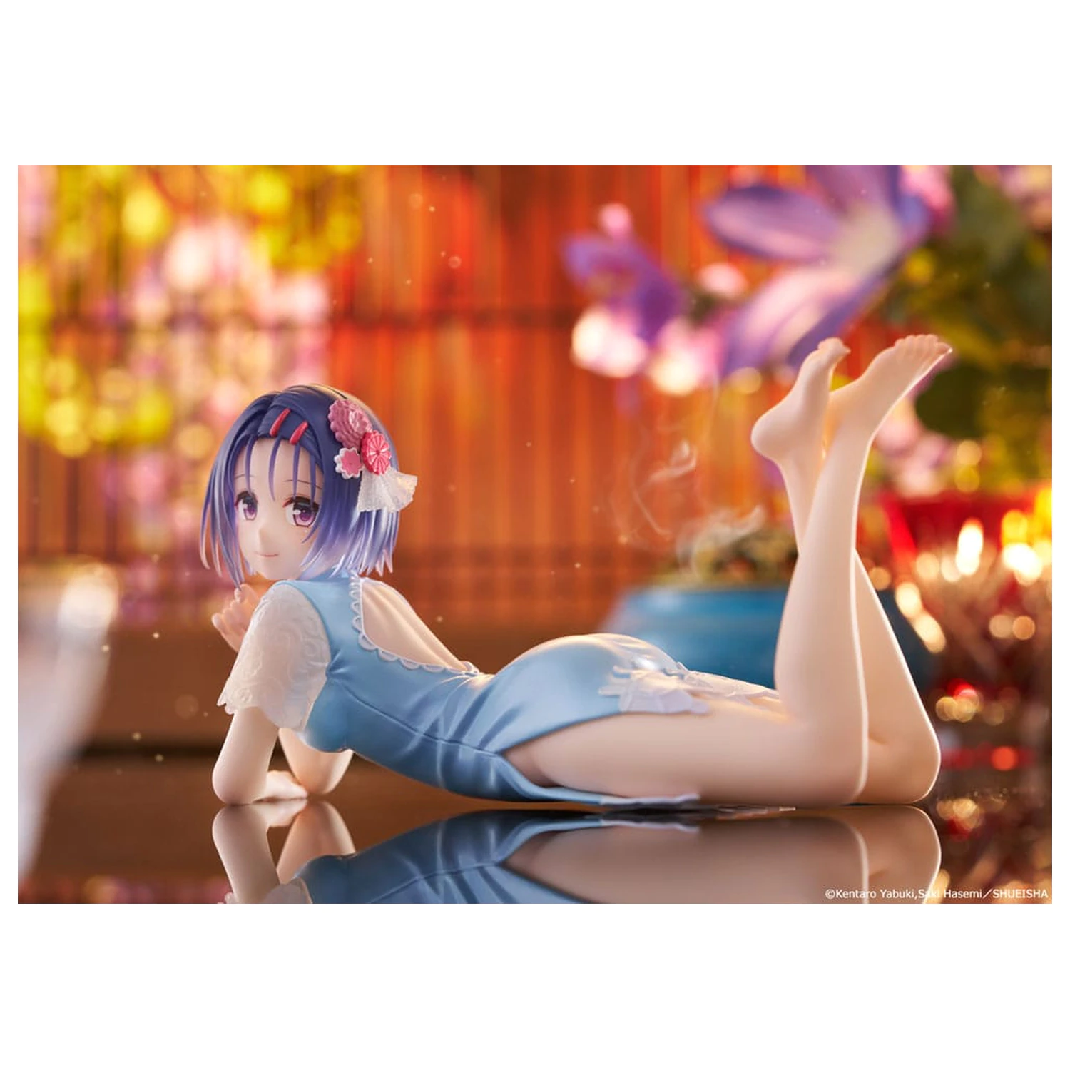 To Love-Ru Darkness PVC Socha Stolní Roztomilá Figurka Haruna Sairenji (China Dress Ver.) 13 cm fotografii produktu