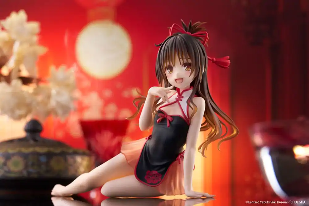 To Love-Ru Darkness PVC Socha Desktop Cute figurka Mikan Yuki Chinese Dress Ver. 13 cm fotografii produktu