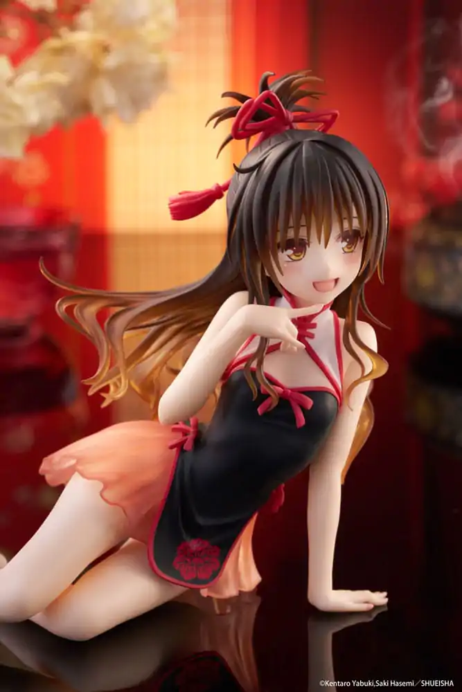 To Love-Ru Darkness PVC Socha Desktop Cute figurka Mikan Yuki Chinese Dress Ver. 13 cm fotografii produktu