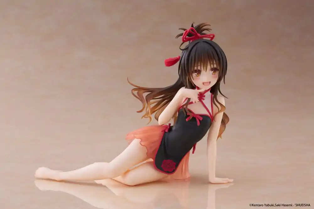 To Love-Ru Darkness PVC Socha Desktop Cute figurka Mikan Yuki Chinese Dress Ver. 13 cm fotografii produktu