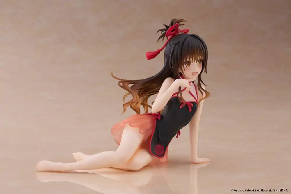 To Love-Ru Darkness PVC Socha Desktop Cute figurka Mikan Yuki Chinese Dress Ver. 13 cm fotografii produktu